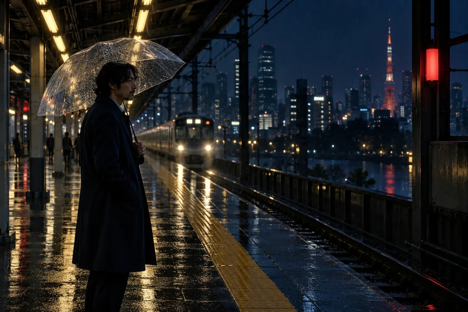 From a visual direction to a moving scene